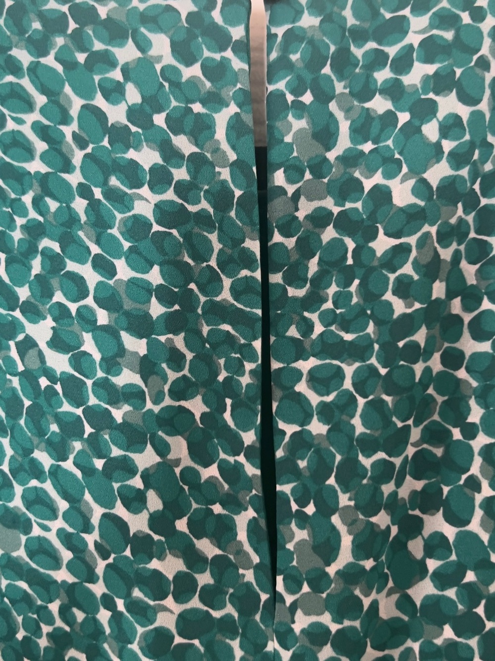 Hobbs London Liana Spot A Line Dress In Green Ivory Size 10 - Picture 8 of 13